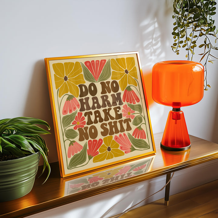 Do No Harm Take No Shit Art Print