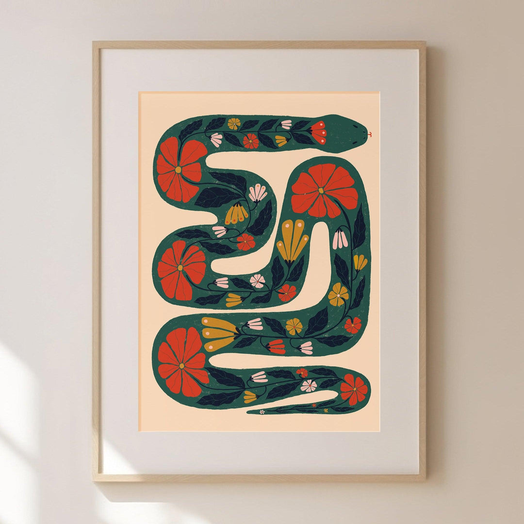 Desert Snake Art Print