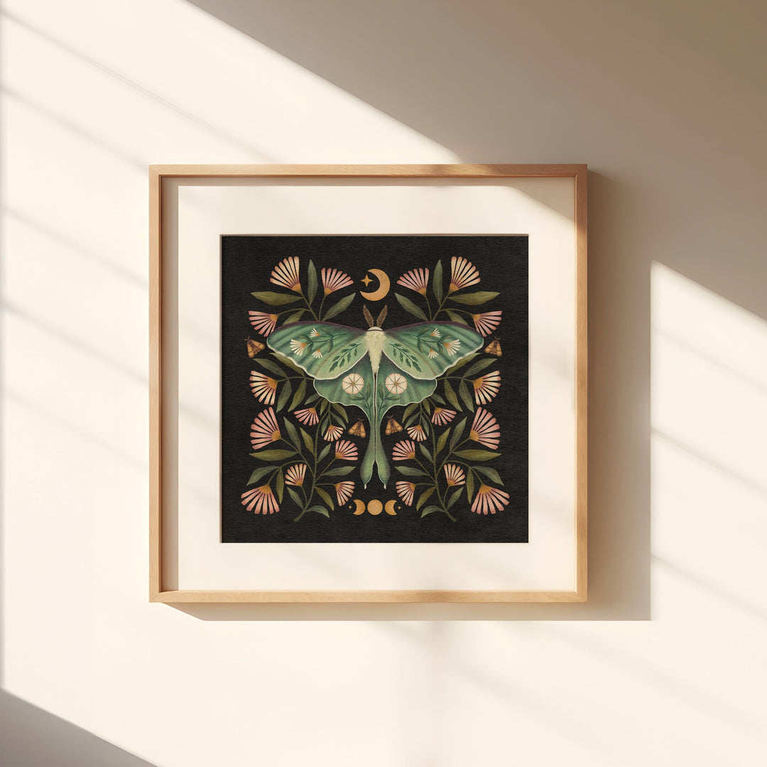 Luna Moth Art Print