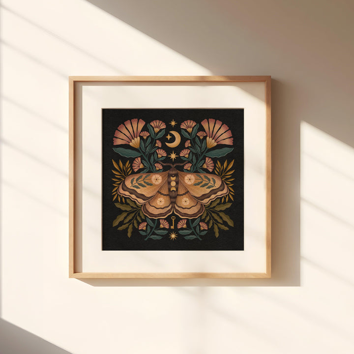 Midnight Moth Art Print