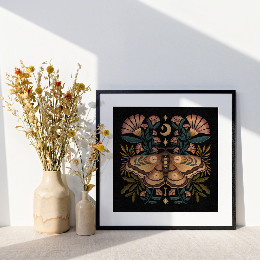 Midnight Moth Art Print