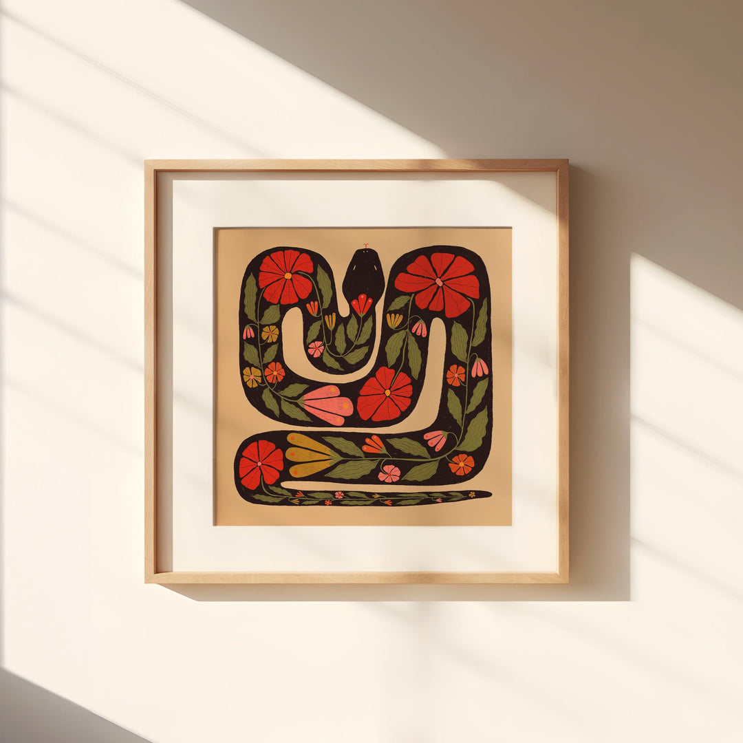 Mountain Snake Art Print