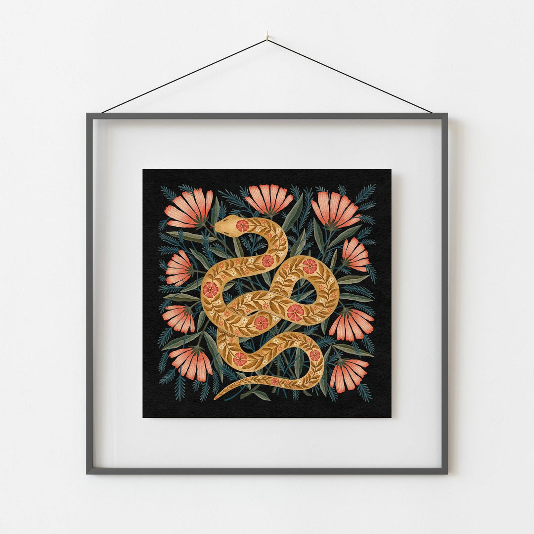 Ophidian Folklore Art Print