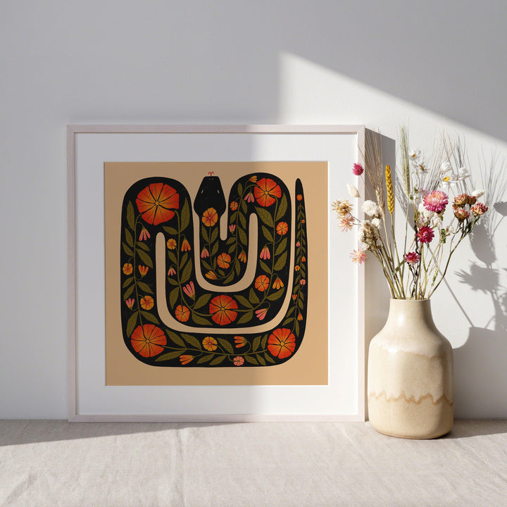 Truckee River Snake Art Print