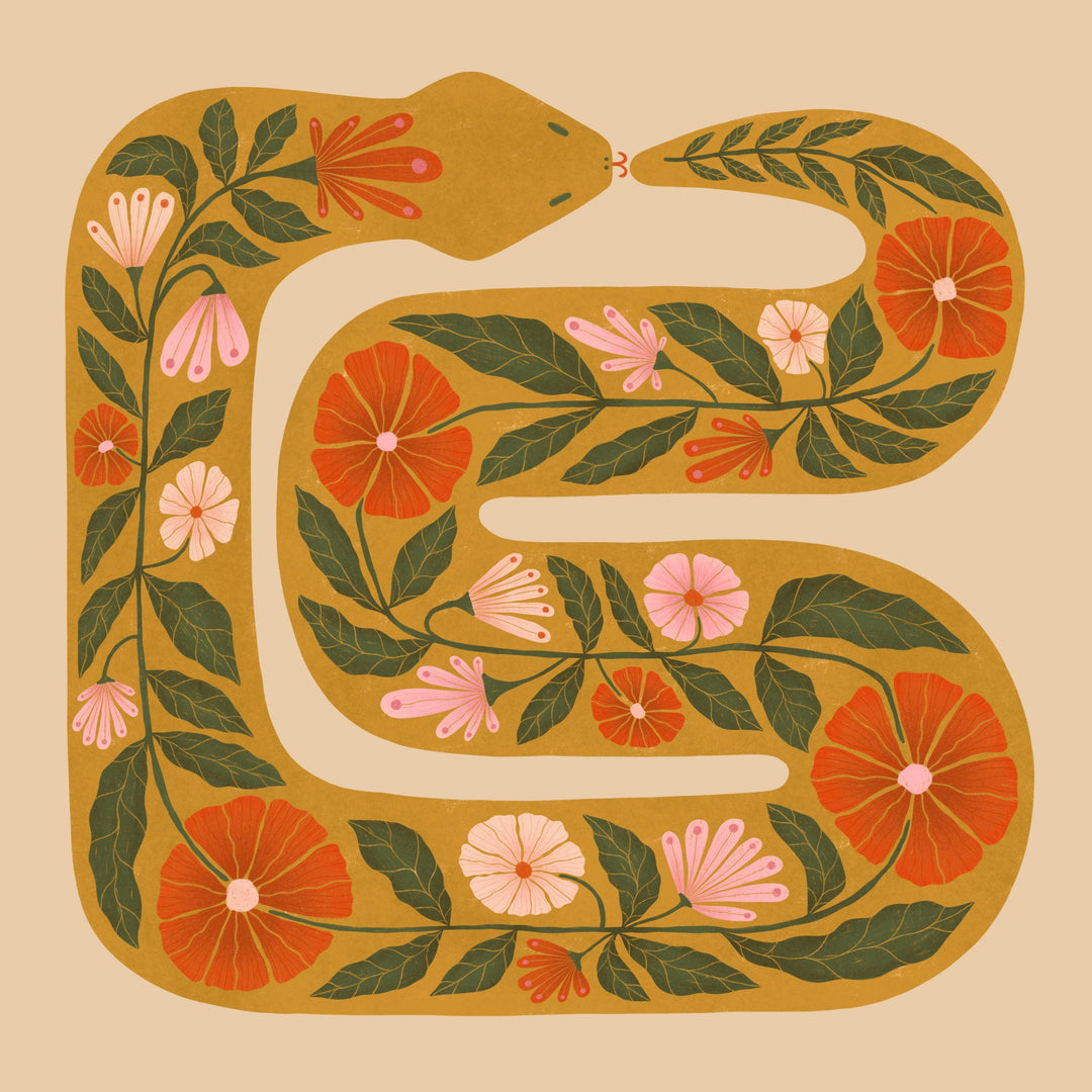 Yakima Valley Snake Art Print