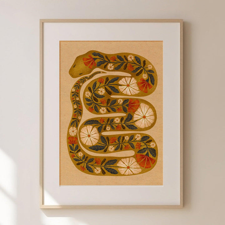 Wenatchee River Snake Art Print