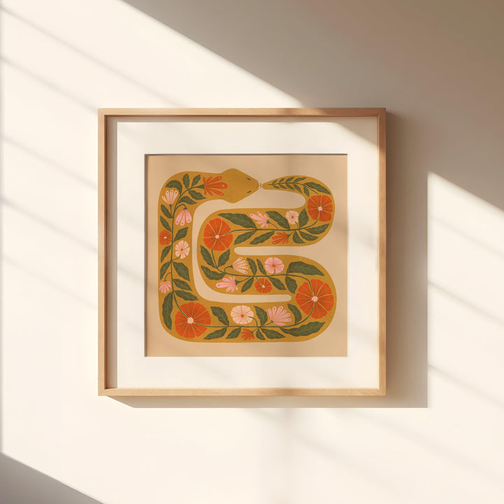 Yakima Valley Snake Art Print